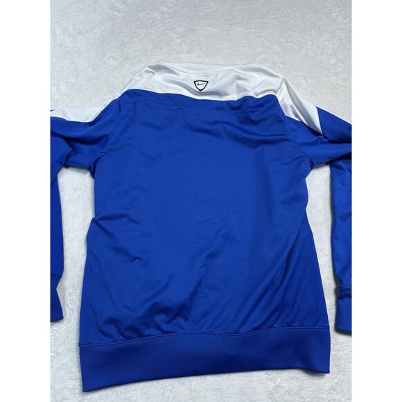 Nike Futbol Dri-Fit Track Jacket Royal Blue White Zip Front Men’s Medium - Picture 10 of 10